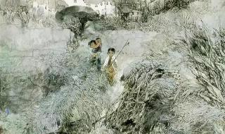 童年的水墨画仿写一首小诗