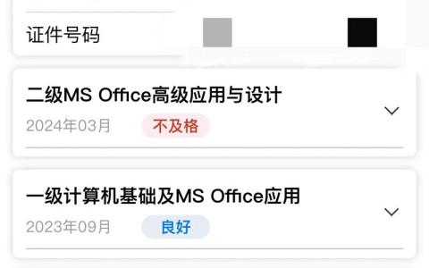 计算机二级成绩查询（计算机一级成绩查询）