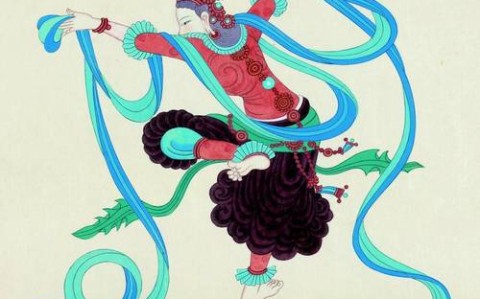 敦煌壁画跳街舞（不管哪个朝代的敦煌壁画舞姿,都有一种基本格调）