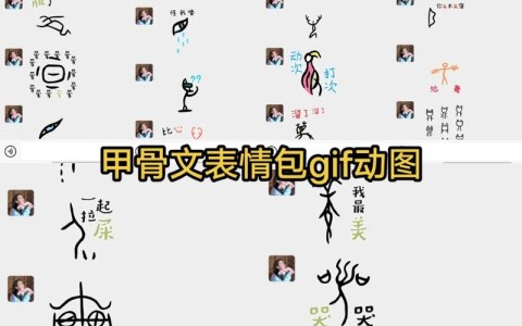 甲骨文表情包大赛（甲骨文表情包作文素材）
