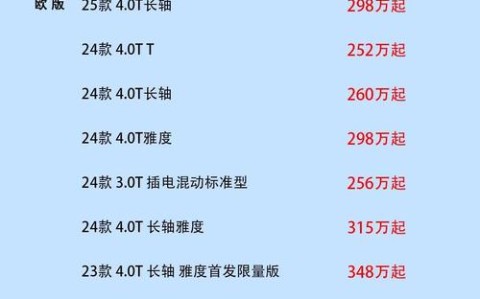 汽车报价大全（汽车报价大全2025新车报价）