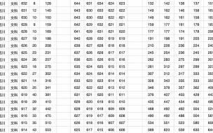 技能高考一分一段表怎么看位次 一分一段表怎么看位次