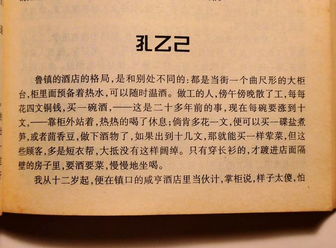 包含孔乙己文学的词条