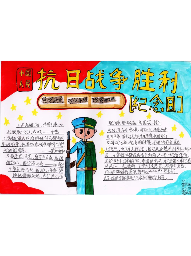抗战胜利80周年（抗战胜利80周年手抄报内容要写什么）
