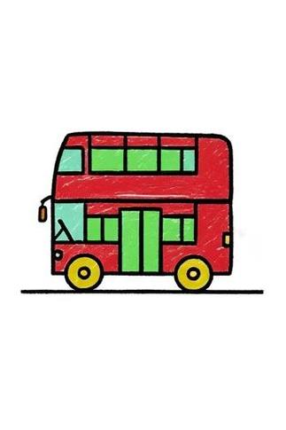 公交站设「夸夸镜」(夸张的公交车简笔画)