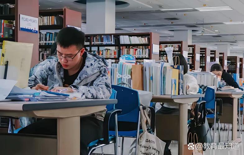 考研猫坐镇图书馆(考研学生在图书馆的日常)