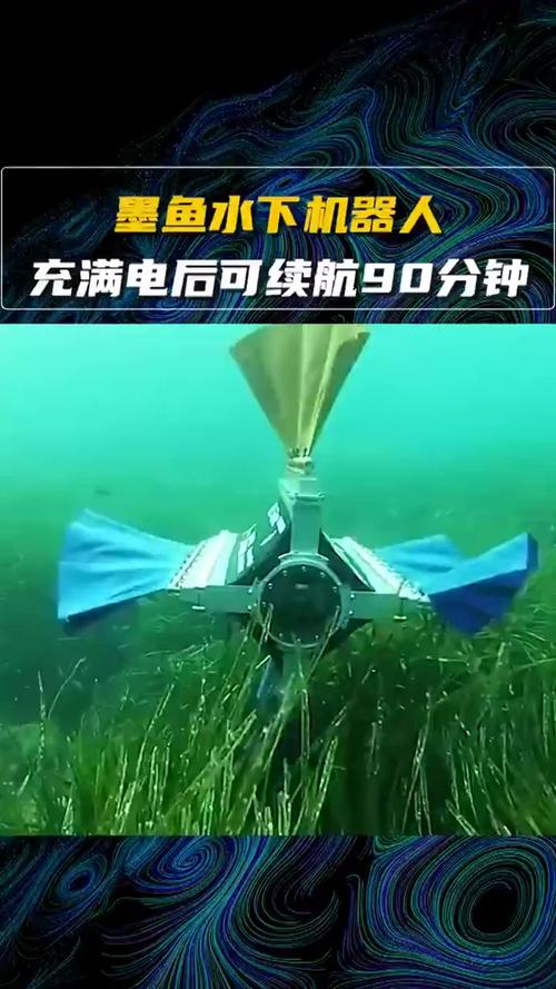 钓鱼大爷钓到潜水机器人(水下抓鱼机器人)
