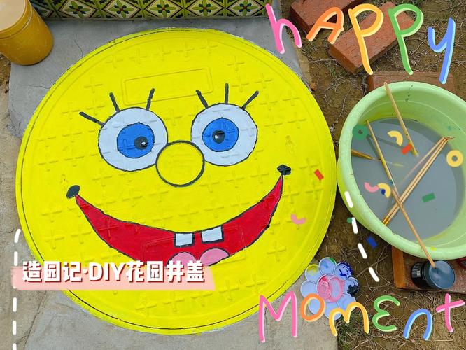 井盖变身迷你花园的简单介绍