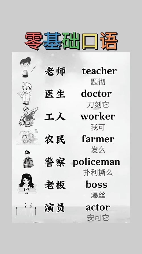 关于职业的英语单词(十个关于职业的英语单词)