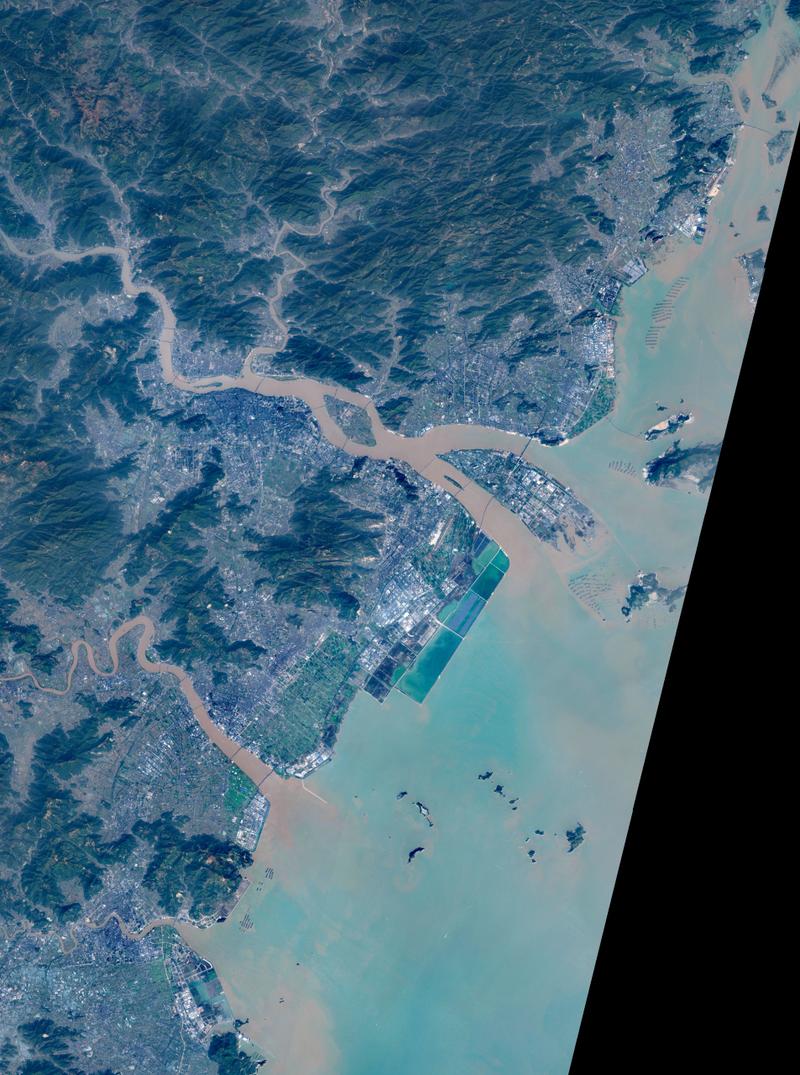 温州卫星地图（温州卫星云图）