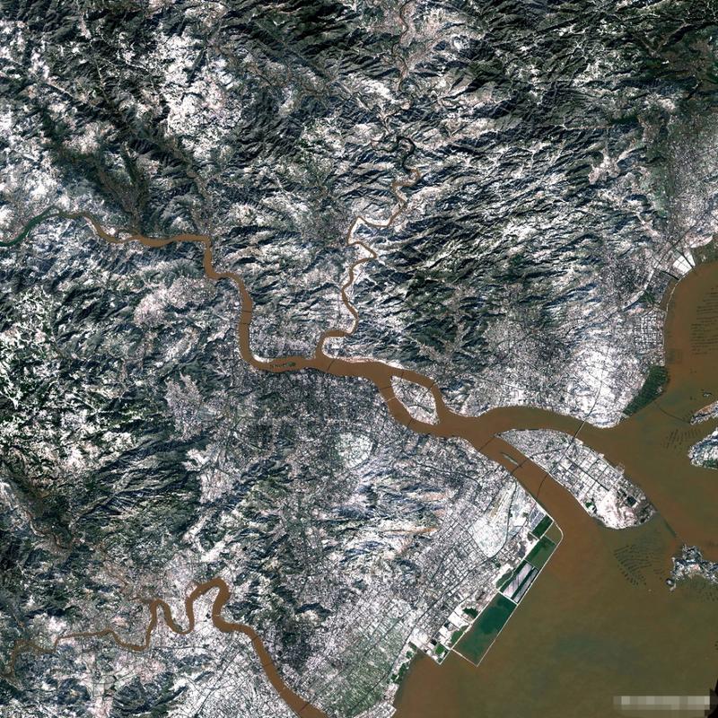 温州卫星地图（温州卫星云图）