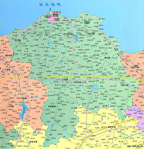 蓬莱市地图（蓬莱市地图全图楼区图）