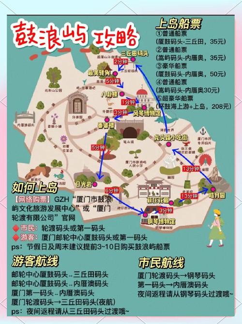鼓浪屿电子地图（鼓浪屿电子地图全图）